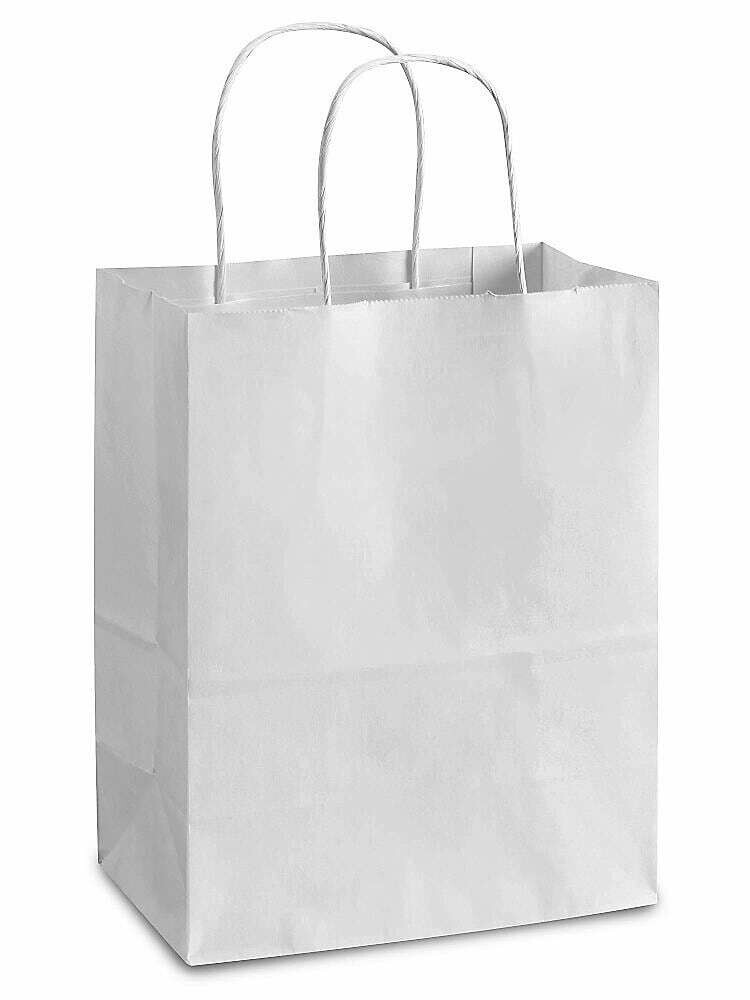 White 8×10 Kraft Bags, Quantity: 20