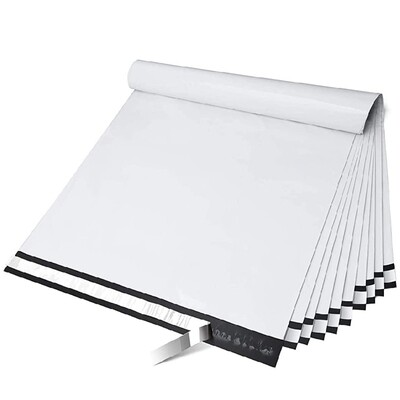 12×16" Polymailers (White)