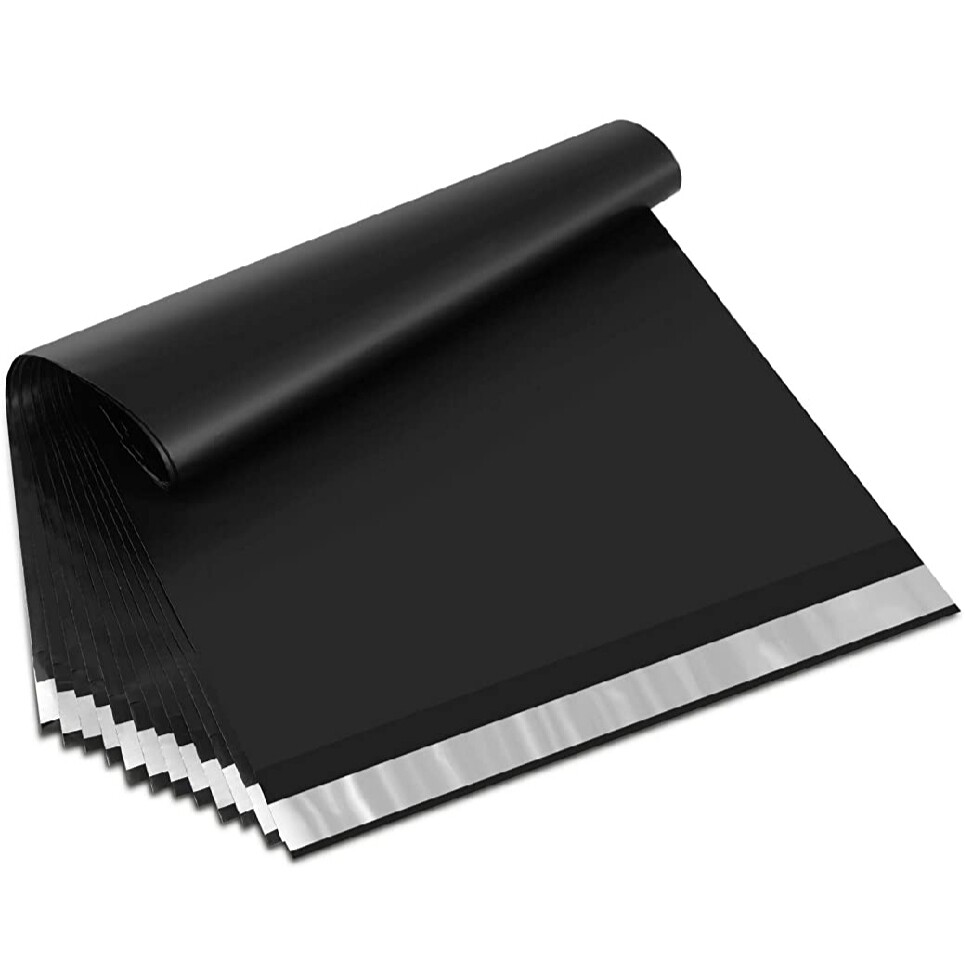 14.5×19&quot; Polymailers (Black), Quantity: 10