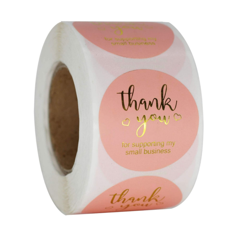 1.5&quot; Thank You Stickers