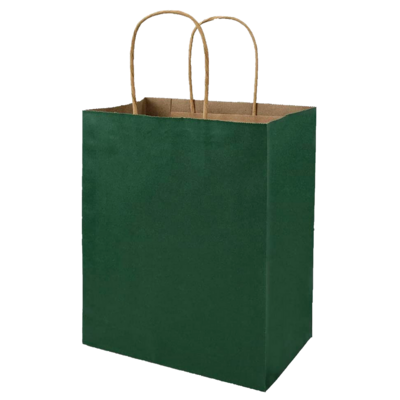 Green 8×10 Kraft Bags