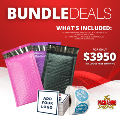 Bundle Deal - 4×8 Bubble Mailers