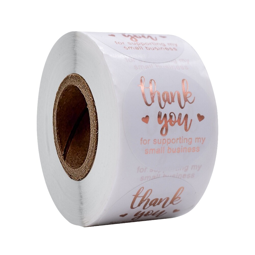1.5&quot; Thank You Stickers