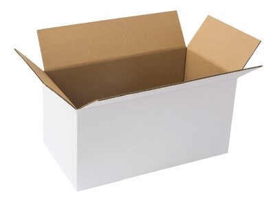 White Corrugated Shipping Boxes (14.5×10×9")