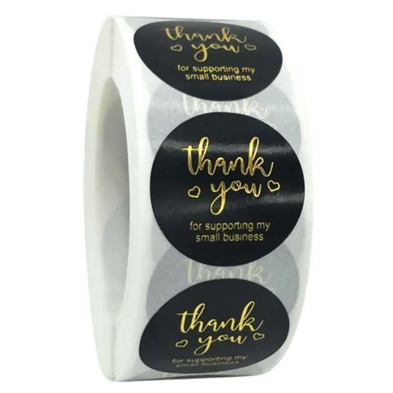1"  Thank You Stickers