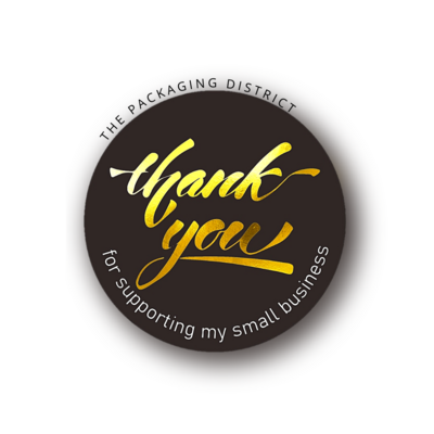 1.5" Thank You Stickers