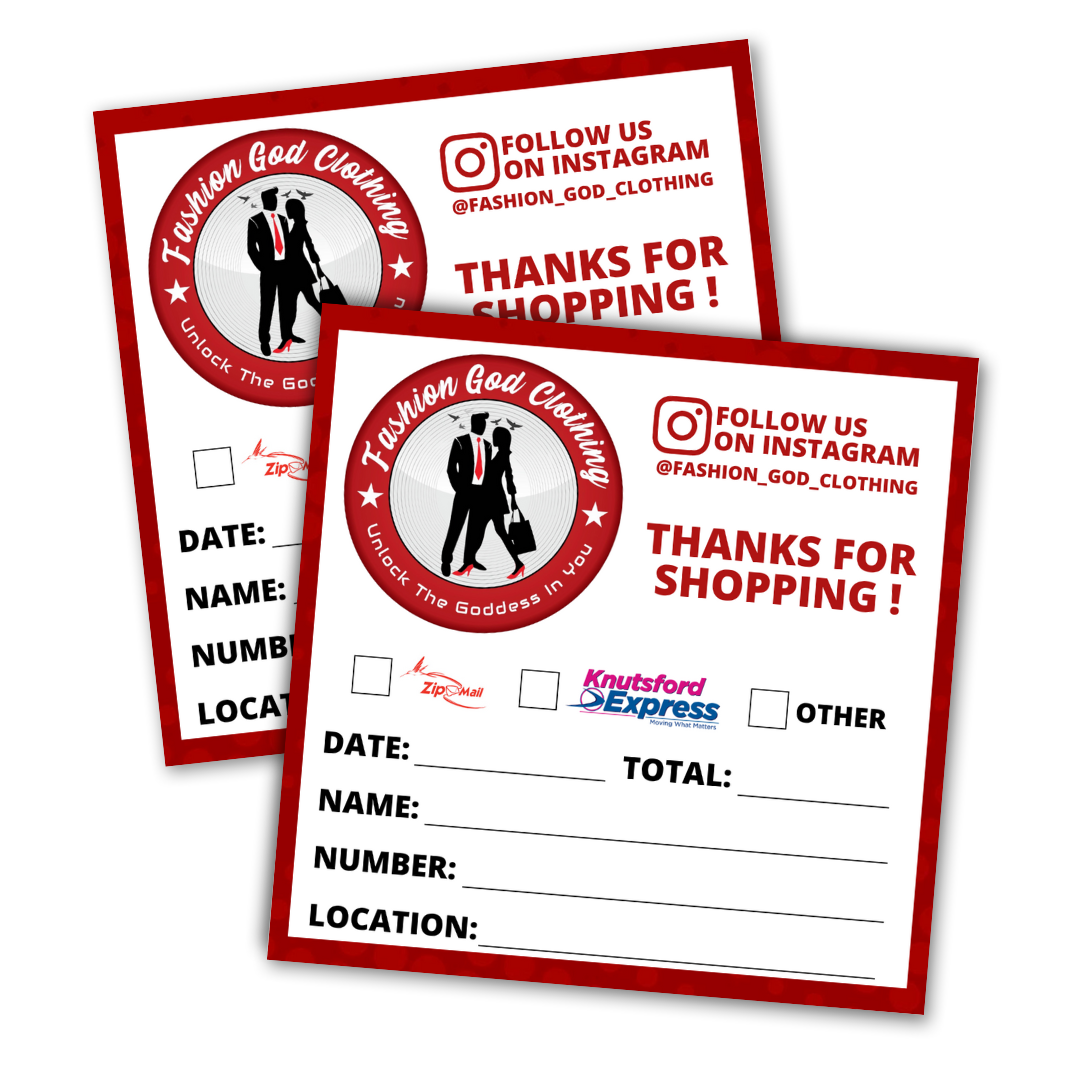 Delivery Stickers (Custom)