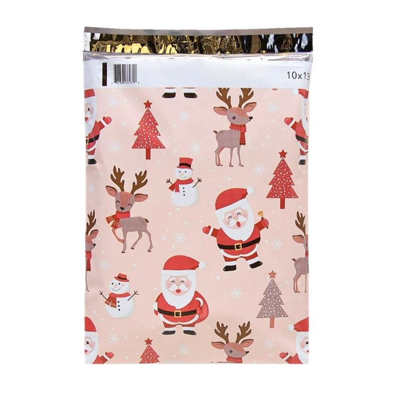 10×13" Christmas Santa Polymailers