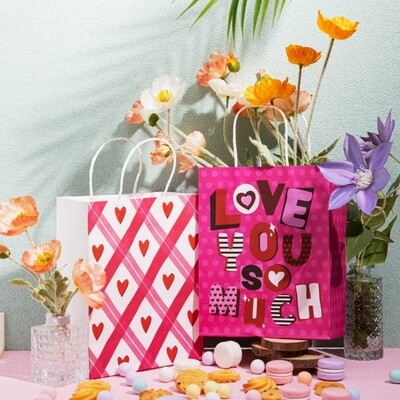 Valentine's Day Shopping Bags