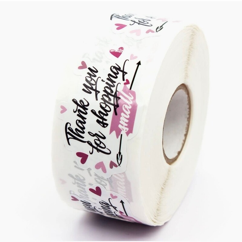 2×1.25&quot; Thank You Stickers