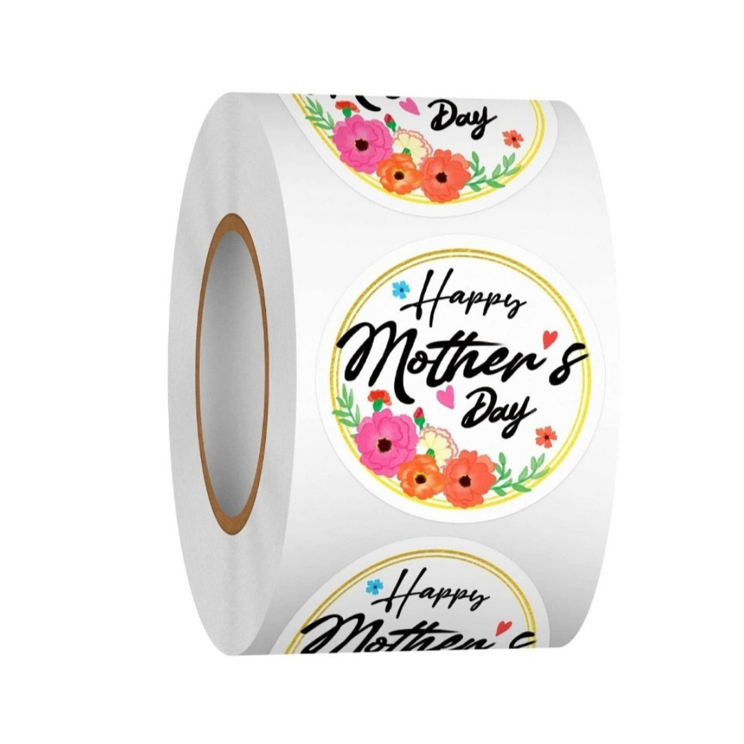 Mother&#39;s Day Floral Stickers, Quantity: 20