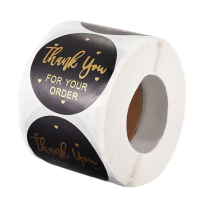 2" Thank You Stickers