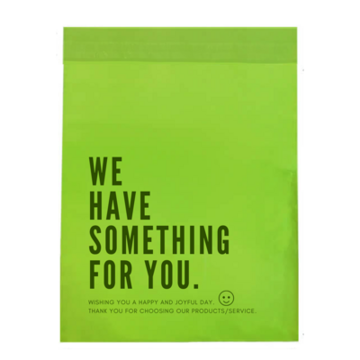 12×16" Printed Polymailers (Green) 1.5mm