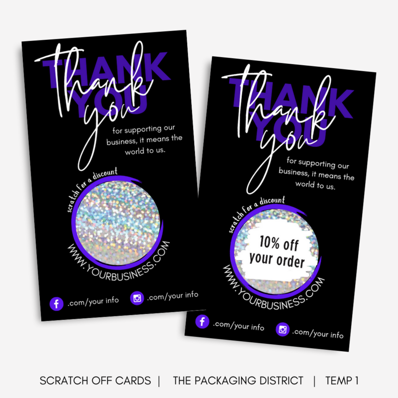 Scratch off Cards