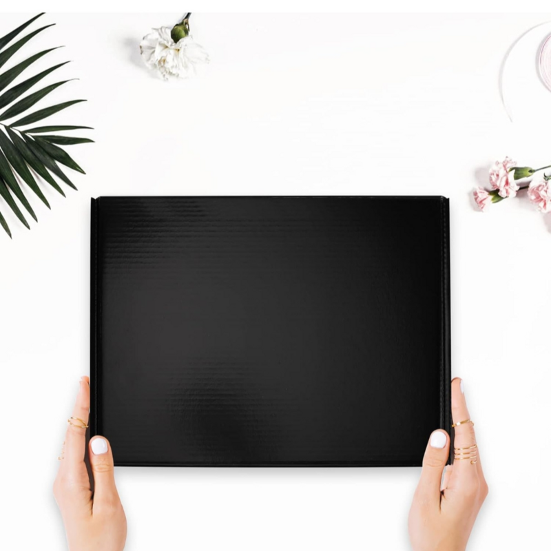 12×9×4" Black Merchandise Box