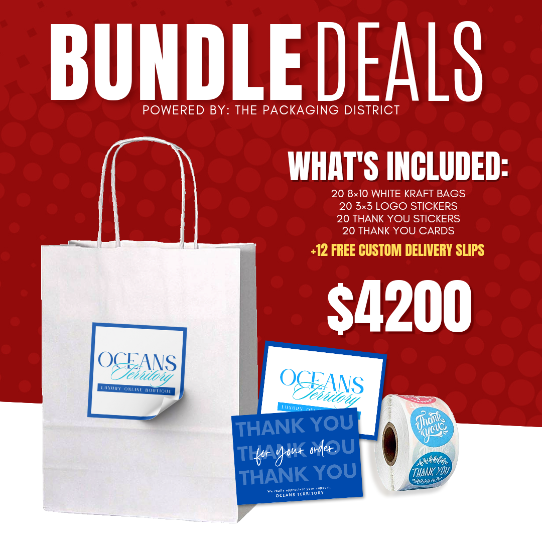 Bundle Deal - White Paper Bags