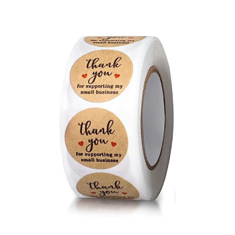 1&quot;  Thank You Stickers