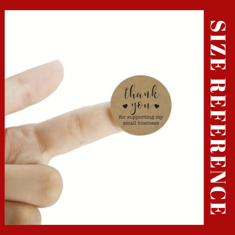 1"  Thank You Stickers