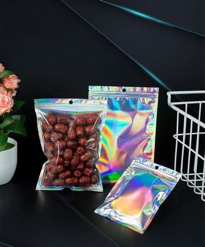 4x6 Holographic Mylar Ziplock Bags