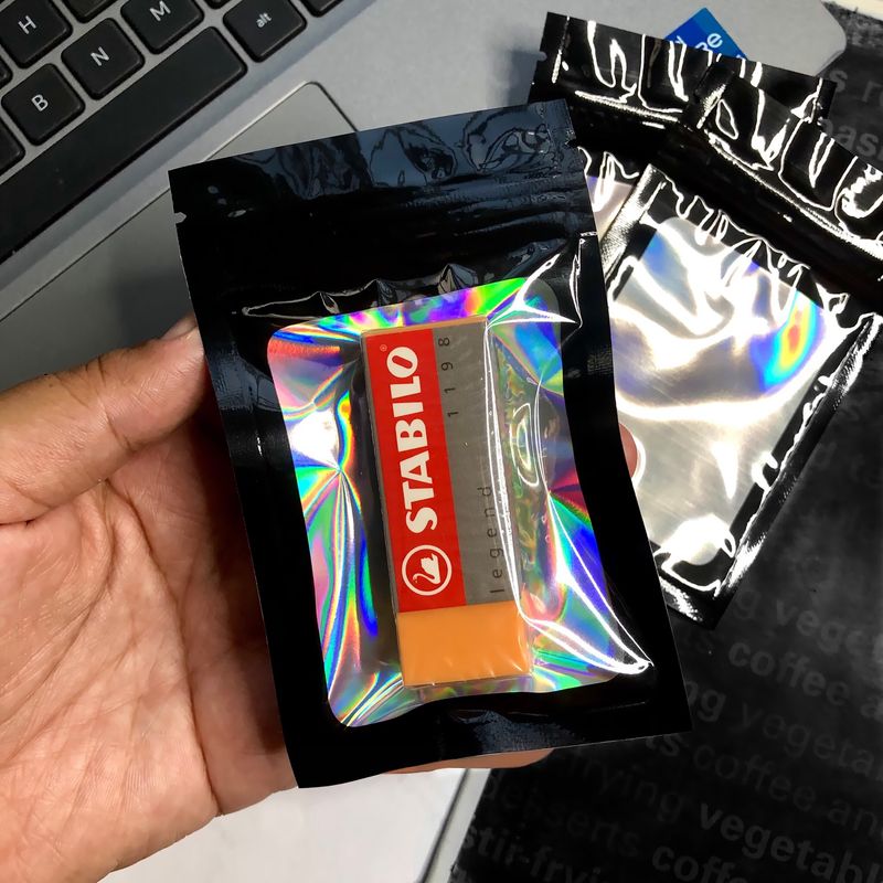 Black Mylar Ziplock Bags