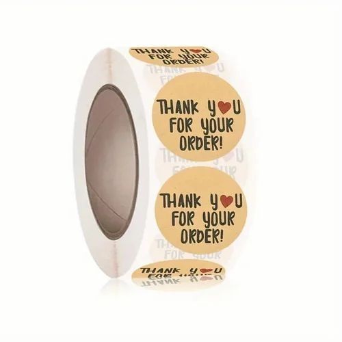 1&quot;  Thank You Stickers