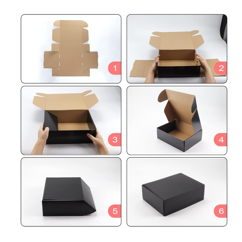 11×9×3" Black Merchandise Box