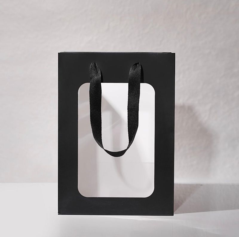 8×10 Clear Window Gift Bags