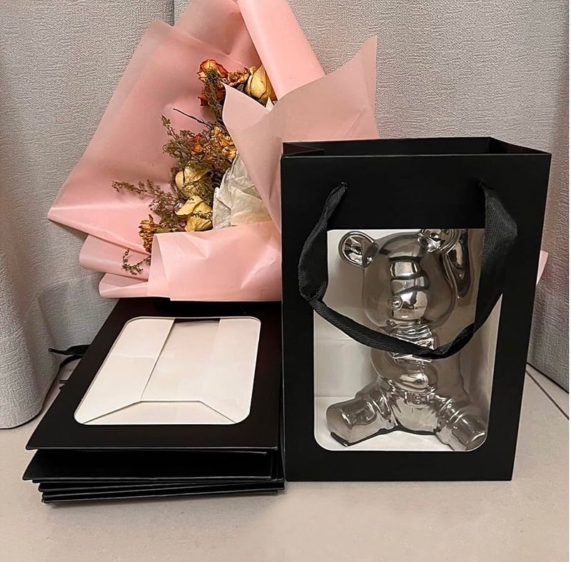 7×10 Clear Window Gift Bags