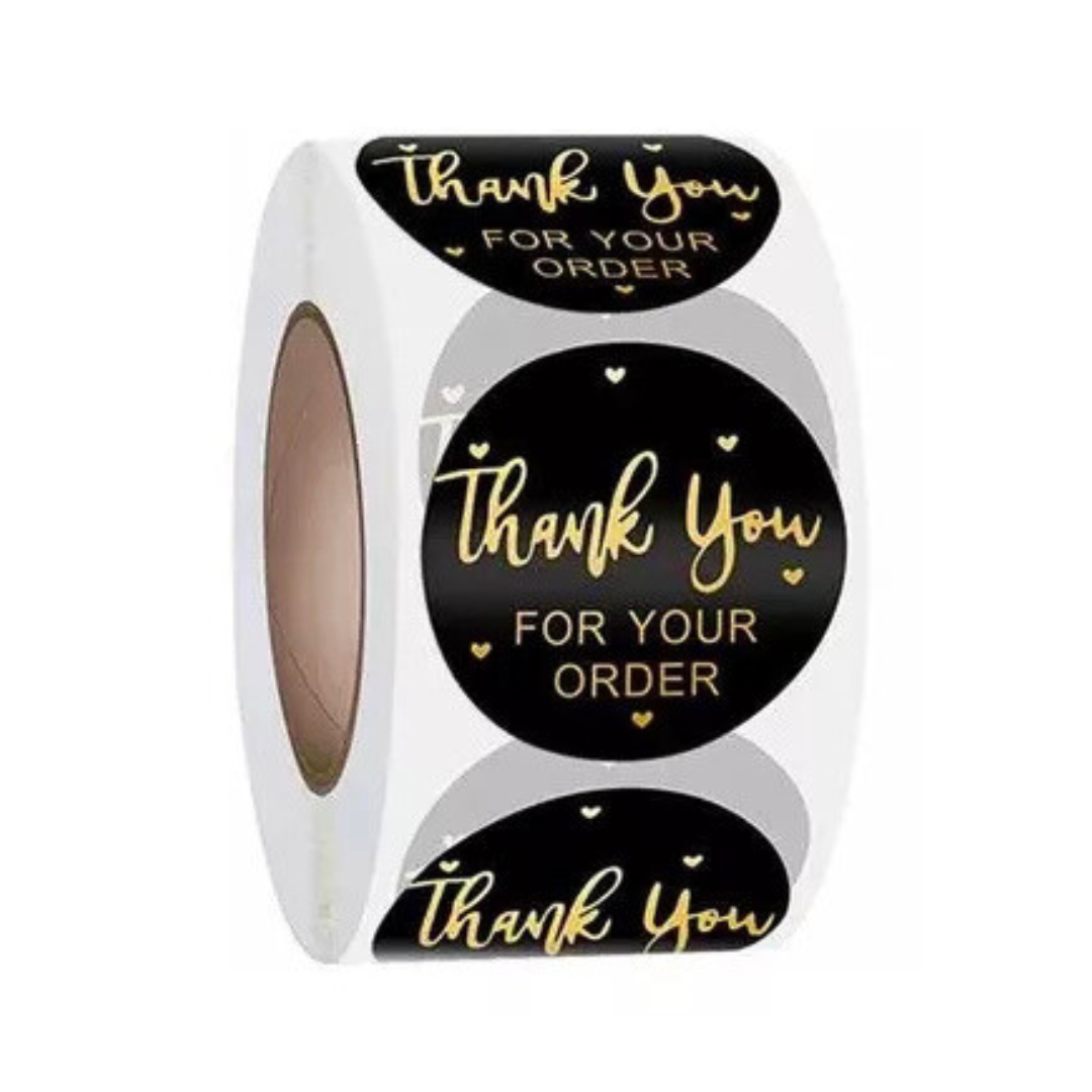 1&quot;  Thank You Stickers