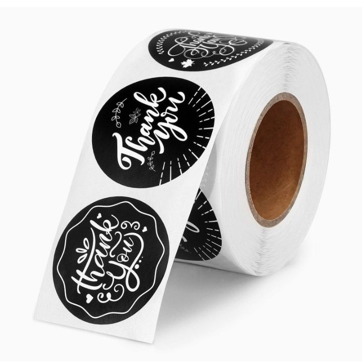 1.5&quot; Assorted Thank You Stickers