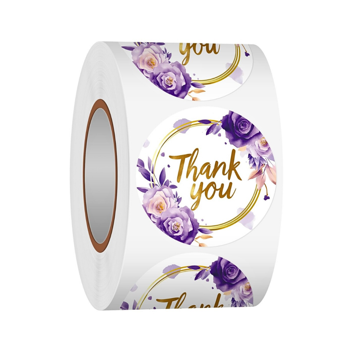 1.5&quot; Thank You Stickers