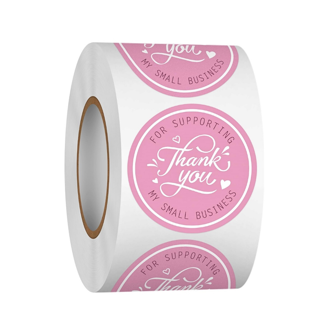 1.5&quot; Thank You Stickers