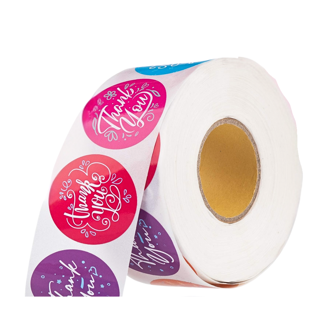 1.5&quot; Thank You Stickers