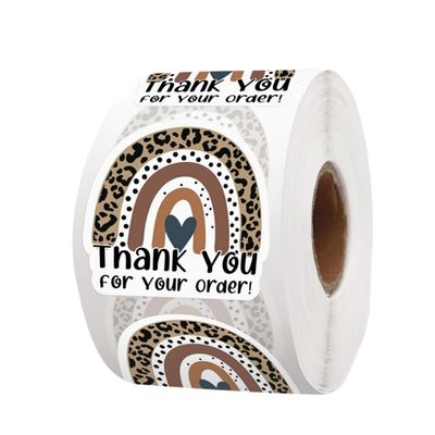 2" Thank You Stickers
