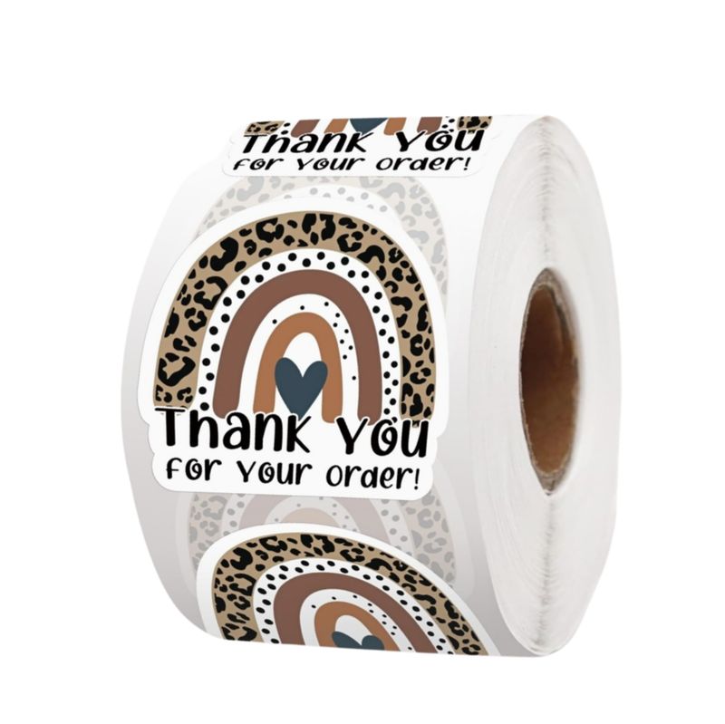 2" Thank You Stickers