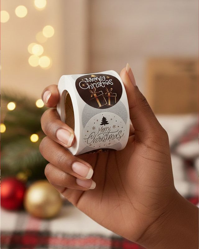 1&quot; Christmas Stickers