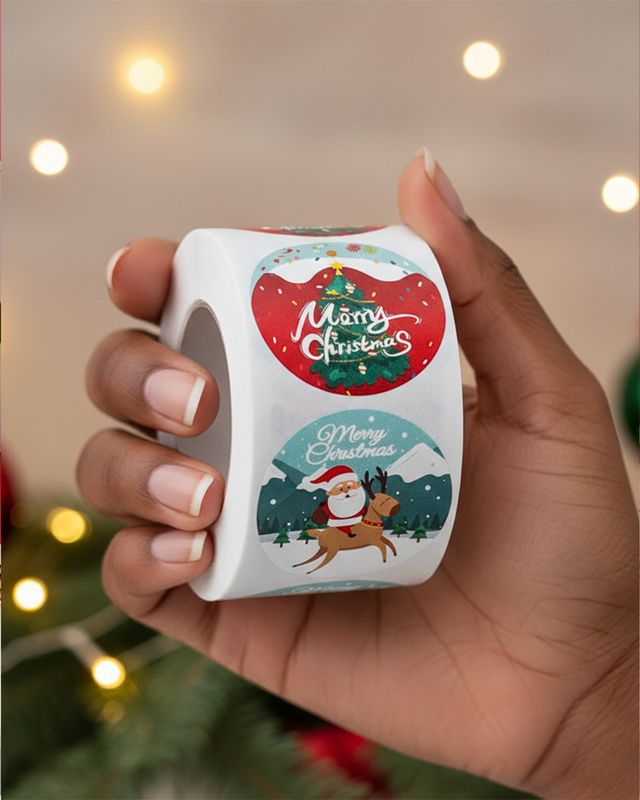 1.5&quot; Christmas Stickers
