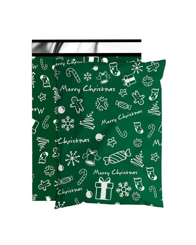 10×13&quot; Merry Christmas Polymailers