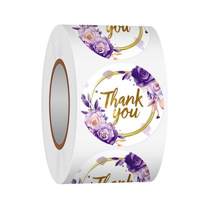 1.5" Thank You Stickers