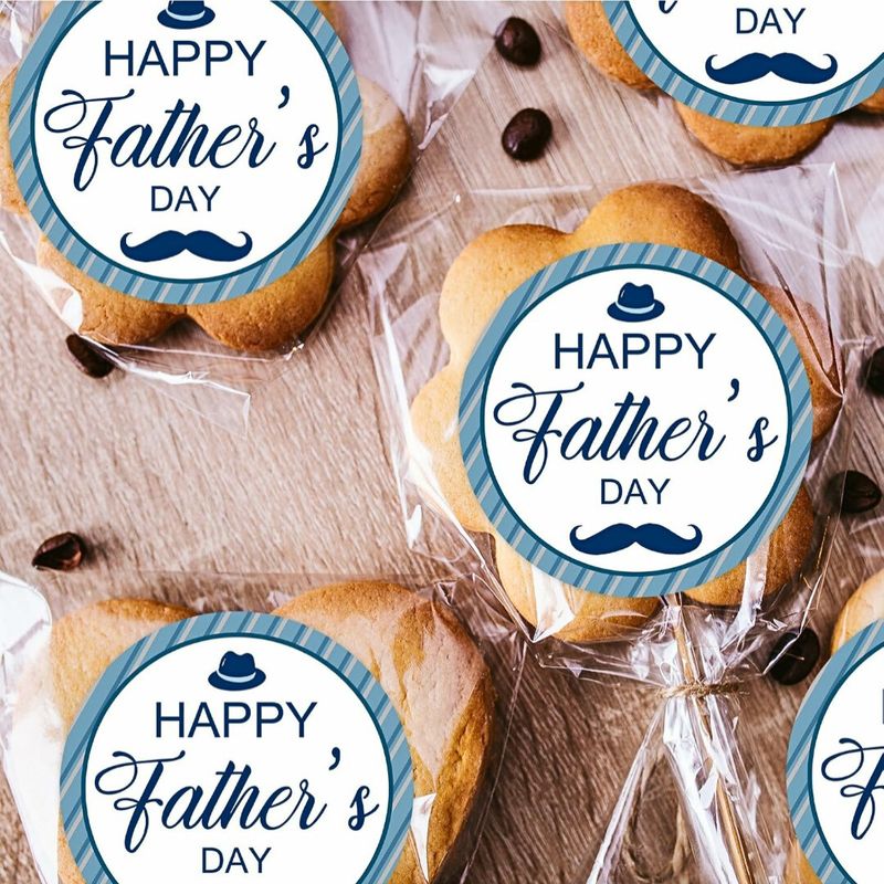 1.5" Father's Day Stickers