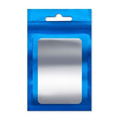 Blue Mylar Ziplock Bags