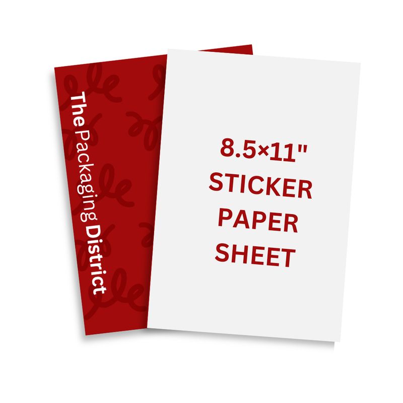 Glossy Sticker Paper (Letter Size)