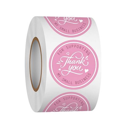 1.5" Thank You Stickers