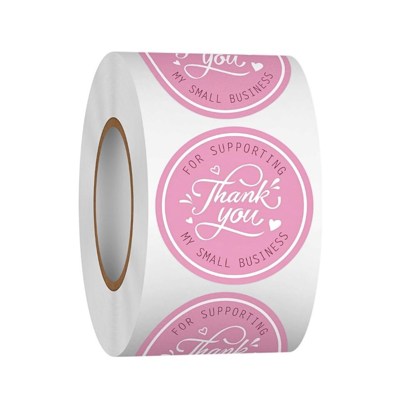 1.5" Thank You Stickers
