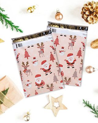 10×13" Christmas Santa Polymailers