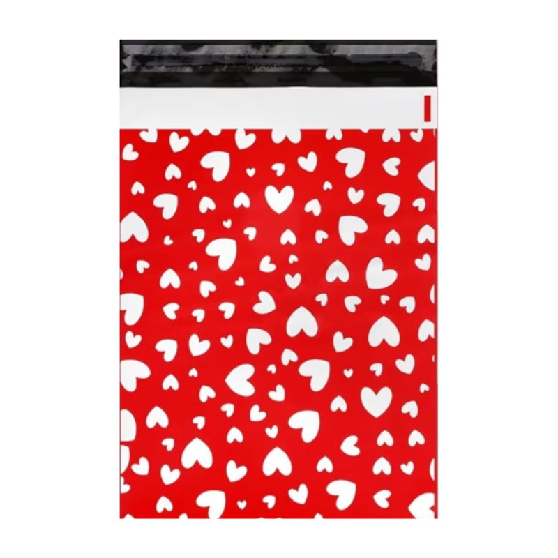 10×13 Heart Polymailers