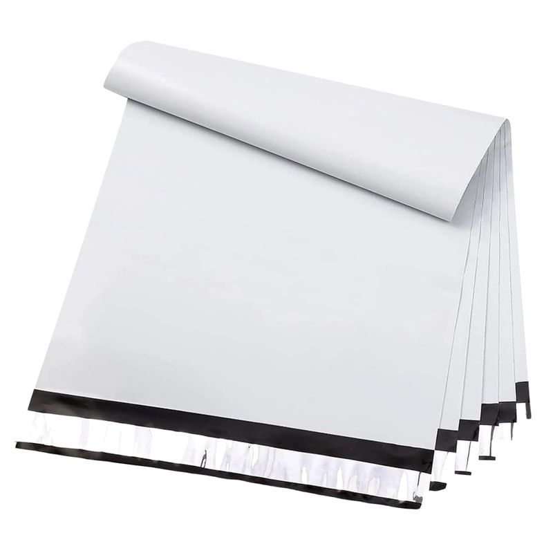 12×16" Polymailers (White)