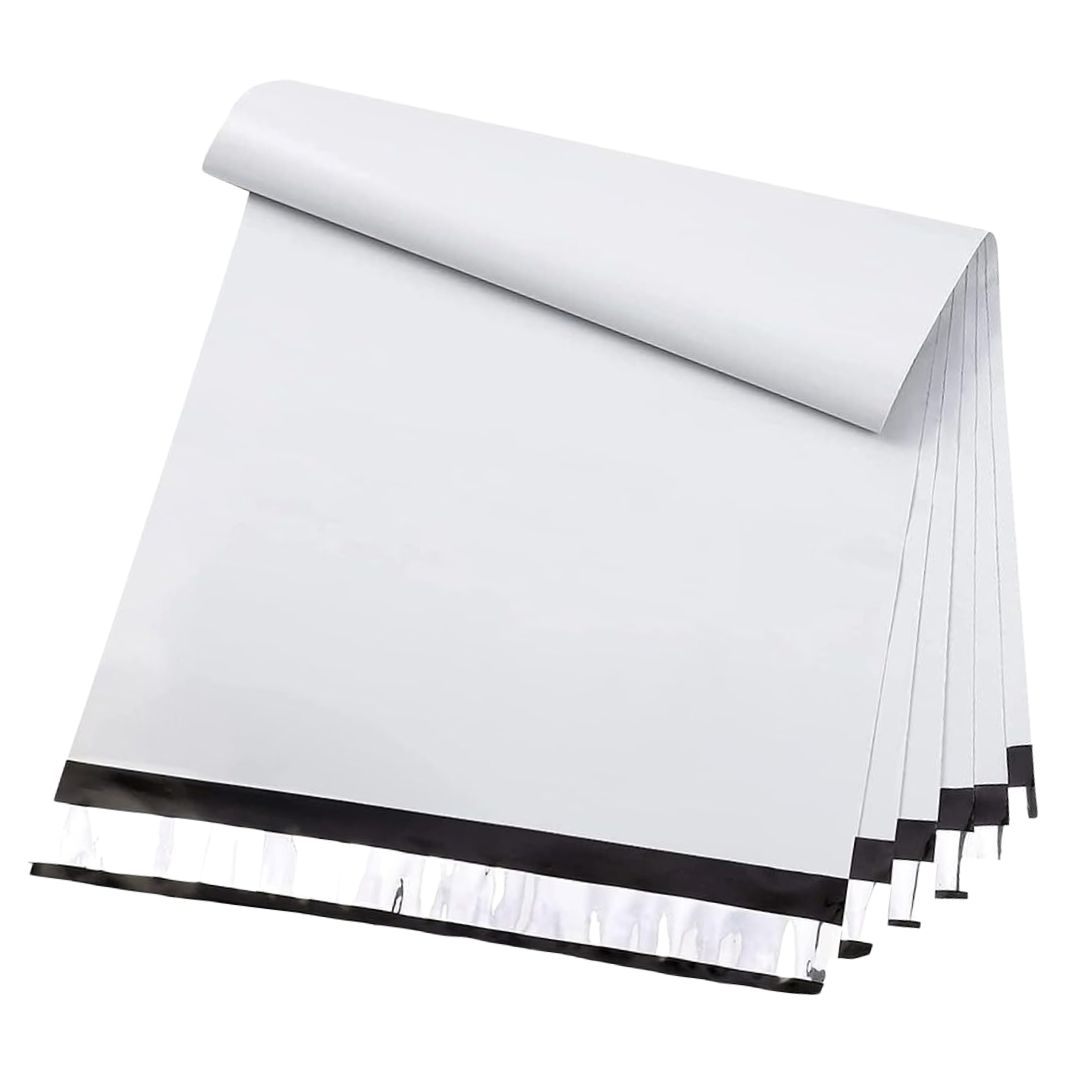 12×16" Polymailers (White)