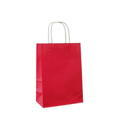 6×8 Red Mini Paper Shopping Bags