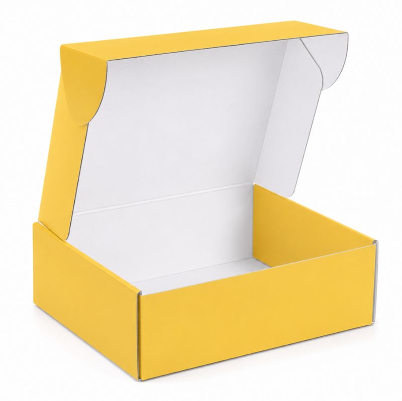 12×9×4 Yellow Merchandise Box 